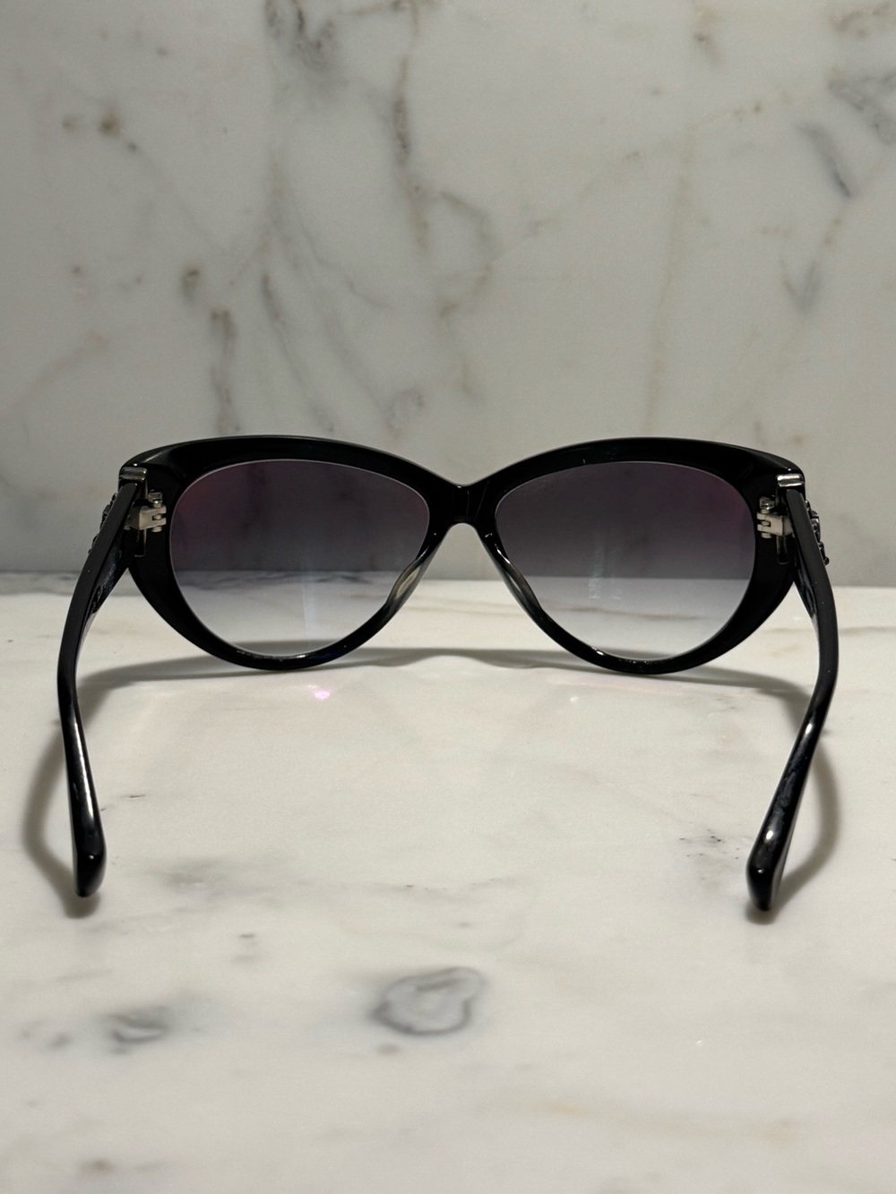 Chrome Hearts Club Sandwich Glasses in Black. - Picture 4 of 7